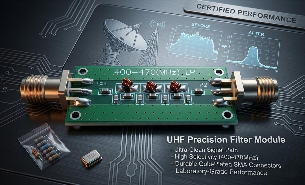 UHF Precision Filter Module (400-470MHz), Ophalen of Verzenden, Nieuw