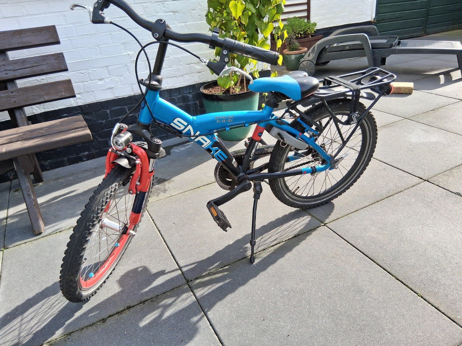 stoere loekie snake 20inch jongensfiets, Ophalen, Terugtraprem, Gebruikt, Batavus Snake Alpina Trial Yabber cube bulls loekie sparta