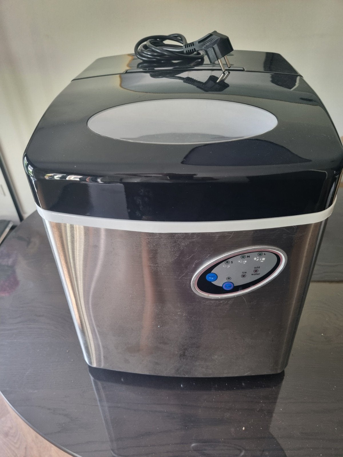 professionele ijsmachine HZB-15/S - Zwart/RVS -, Witgoed en Apparatuur, Ophalen, Zo goed als nieuw