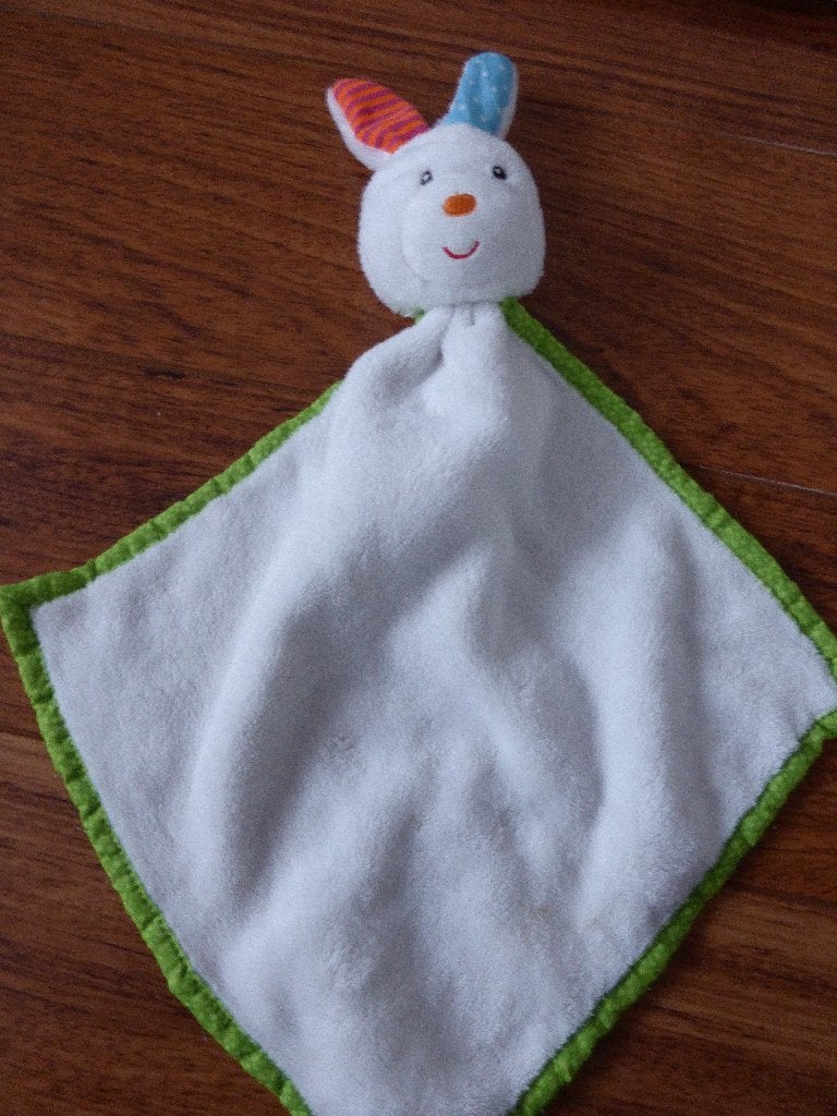 Knuffeldoek vrolijk konijn (1.6), Overige merken, Overige typen, Ophalen of Verzenden, Zo goed als nieuw