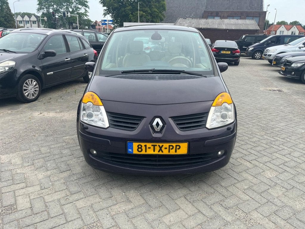 Renault Modus 1.6-16V Tech Road AUTOMAAT ecc leer panodak lm, Auto's, Renault, Bedrijf, Te koop, Modus, ABS, Airbags, Airconditioning
