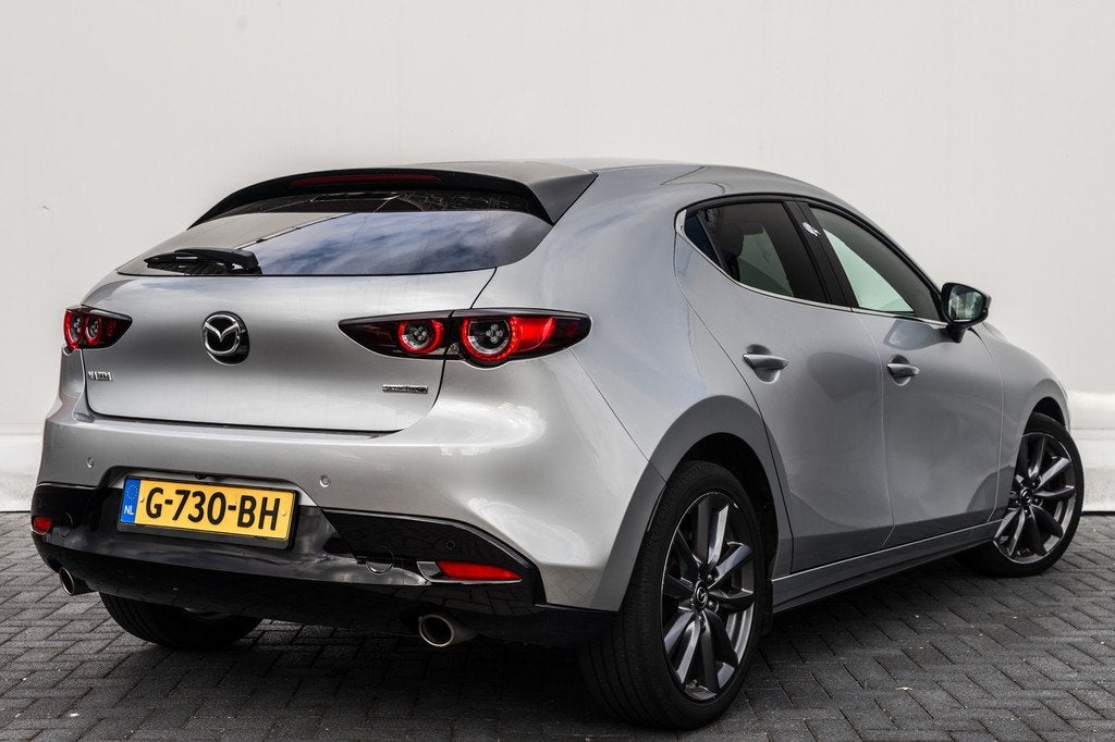 Mazda 3 2.0 123 PK e-SkyActiv-G M Hybrid 122 Luxury | Ned Au, 1998 cc, Gebruikt, 4 cilinders, Met garantie (alle)