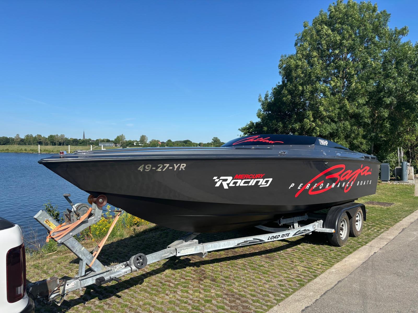Baja Outlaw 24 ft. 8.2 V8 502 CU Supercharged 660PK, Watersport en Boten, Speedboten, Ophalen, Overige merken, Binnenboordmotor