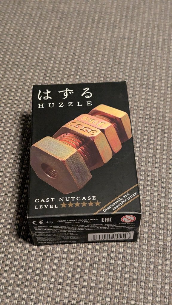 Huzzle Cast Nutcase Level 6 Puzzel, Ophalen of Verzenden, Minder dan 500 stukjes, Zo goed als nieuw, Rubik's of 3D-puzzel