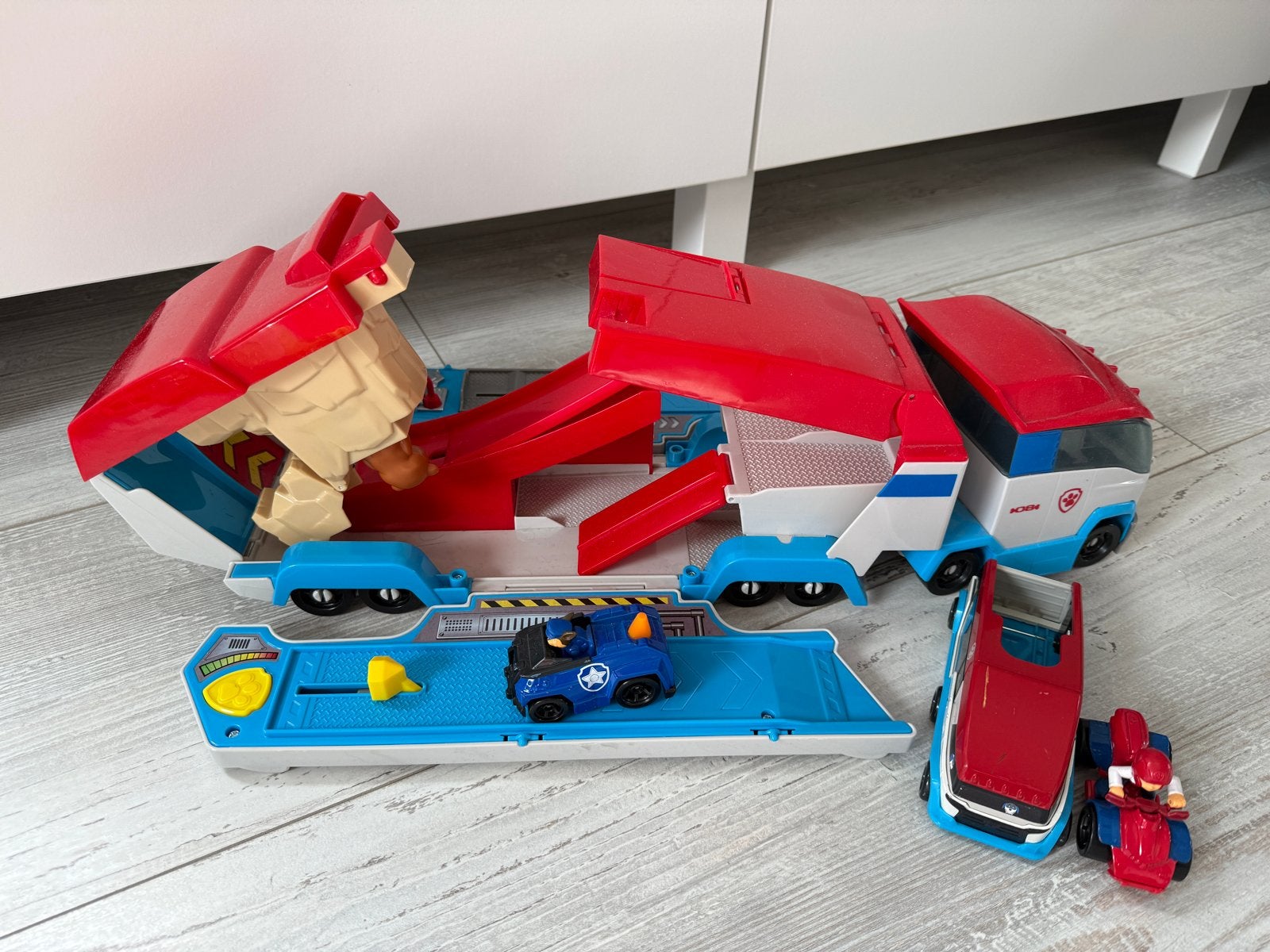 Paw Patrol Dino Patroller met voertuigen, Ophalen, Gebruikt