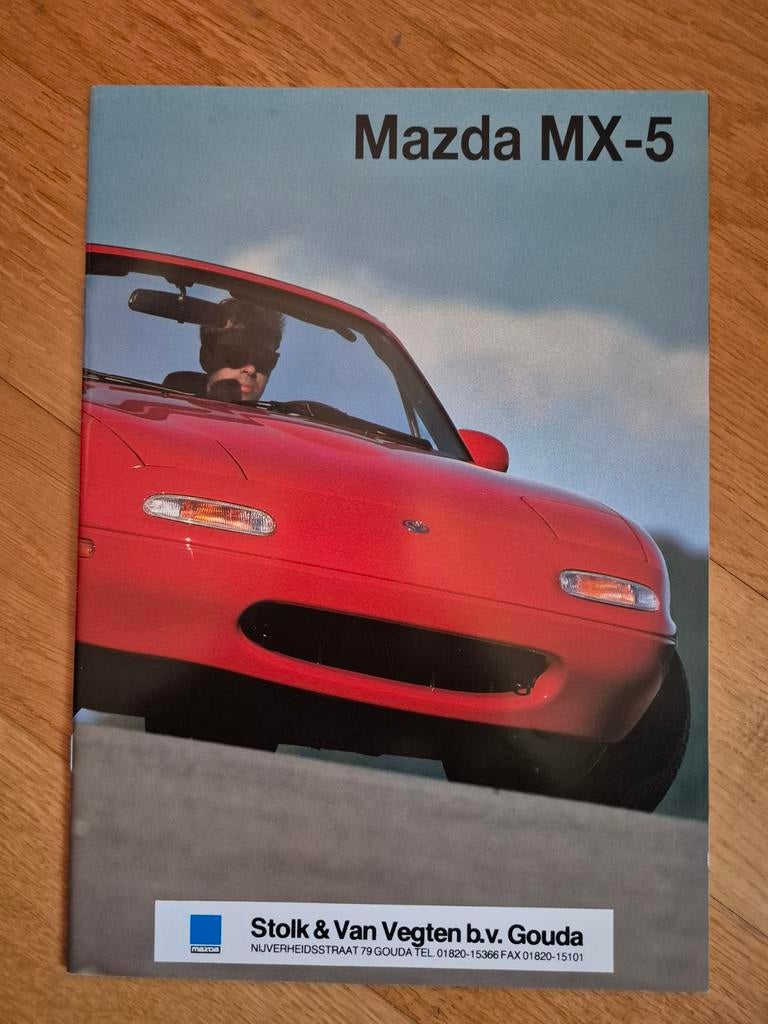 Mazda MX-5 brochure 1993, Boeken, Ophalen of Verzenden, Zo goed als nieuw, Mazda