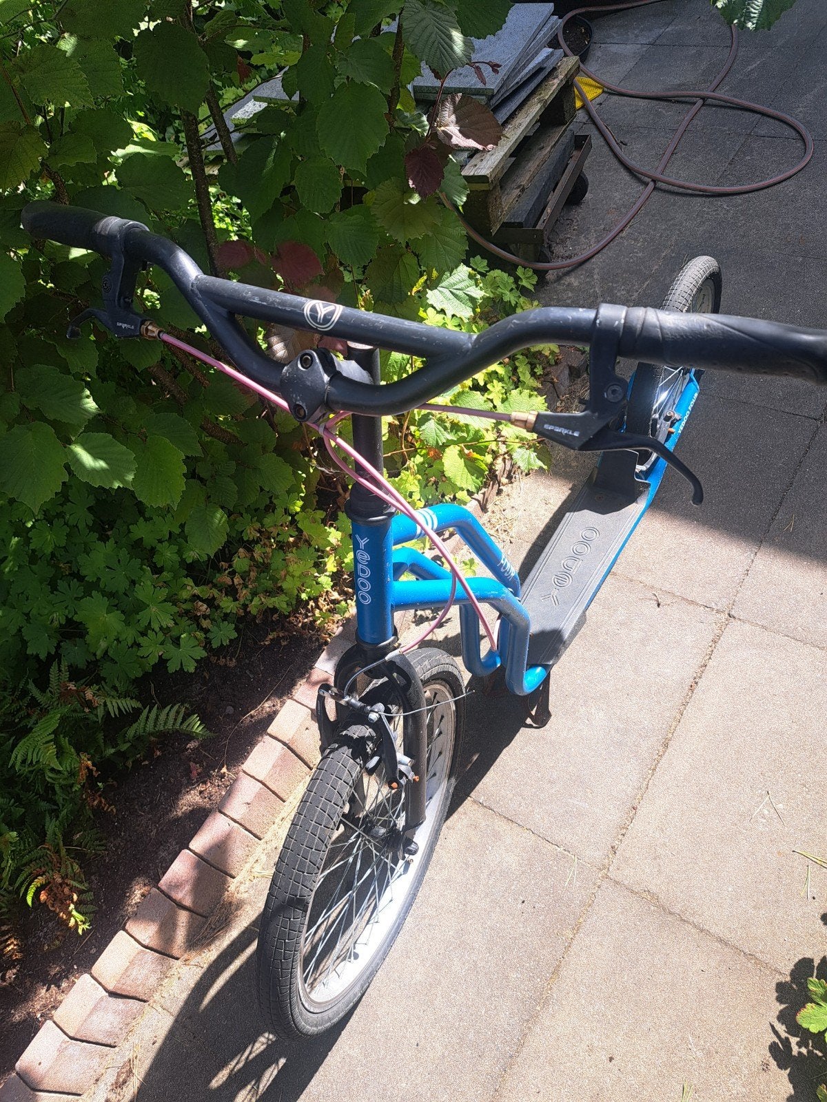 Yedoo Four Sparkle Step met Remmen - Blauw, Ophalen, Gebruikt, Gewone step, Yedoo