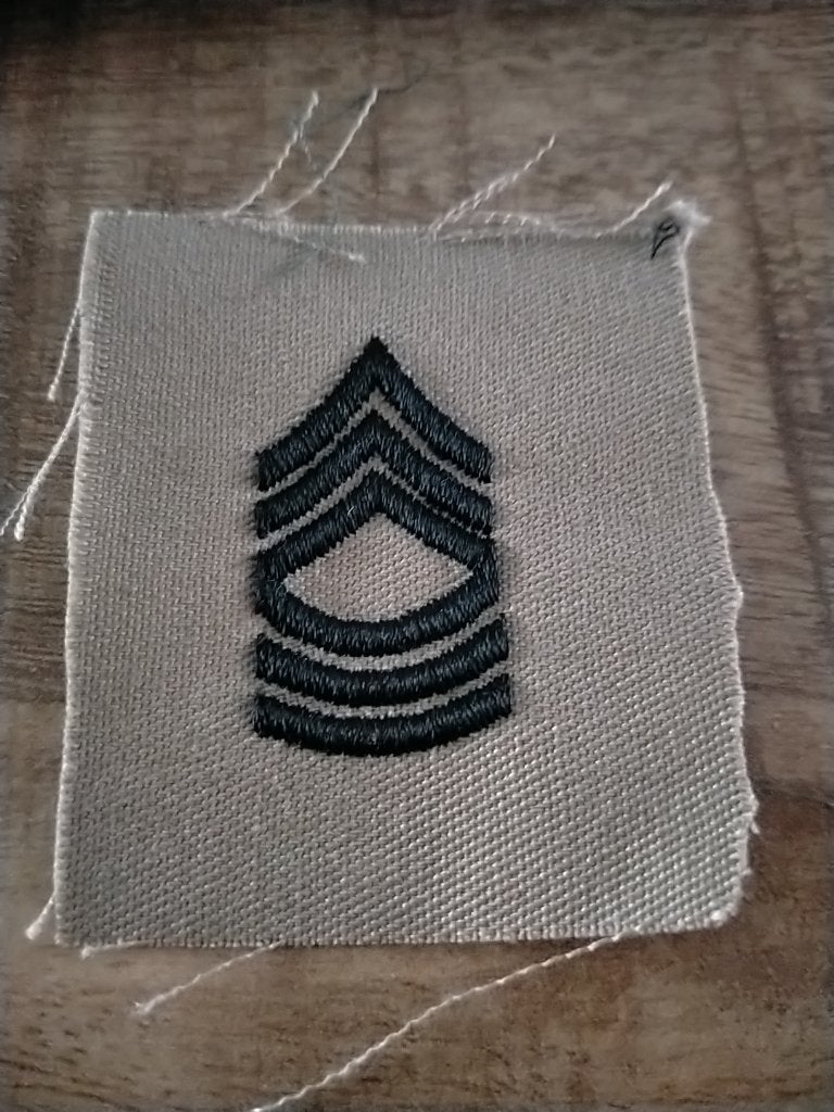 US Desert rang , Master Sergeant , E-8, Verzenden, Landmacht, Amerika, Embleem of Badge