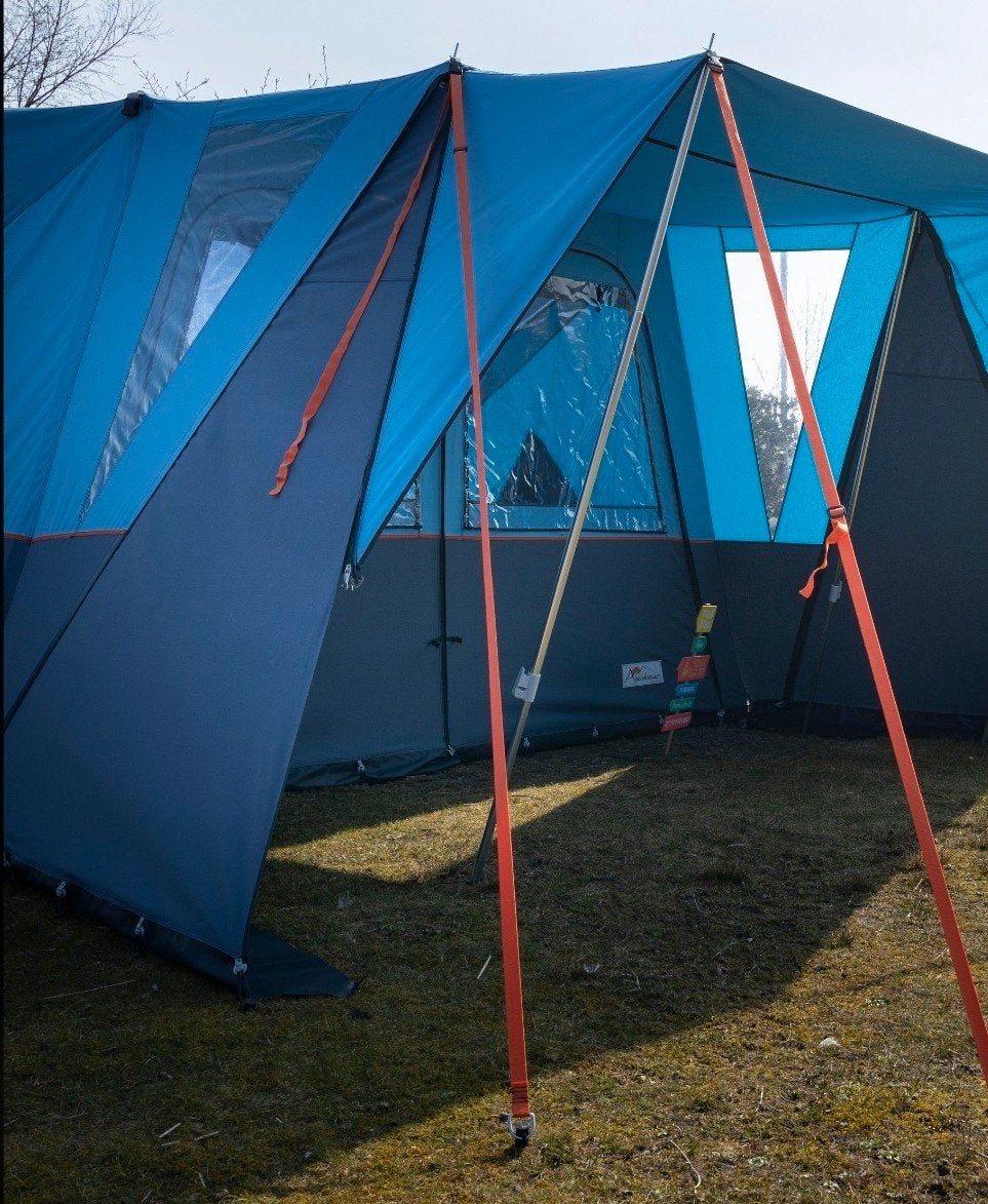 Alpenkreuzer Waterfront vouwwagen uit 2023 - Mooi blauw, Caravans en Kamperen, Ophalen of Verzenden