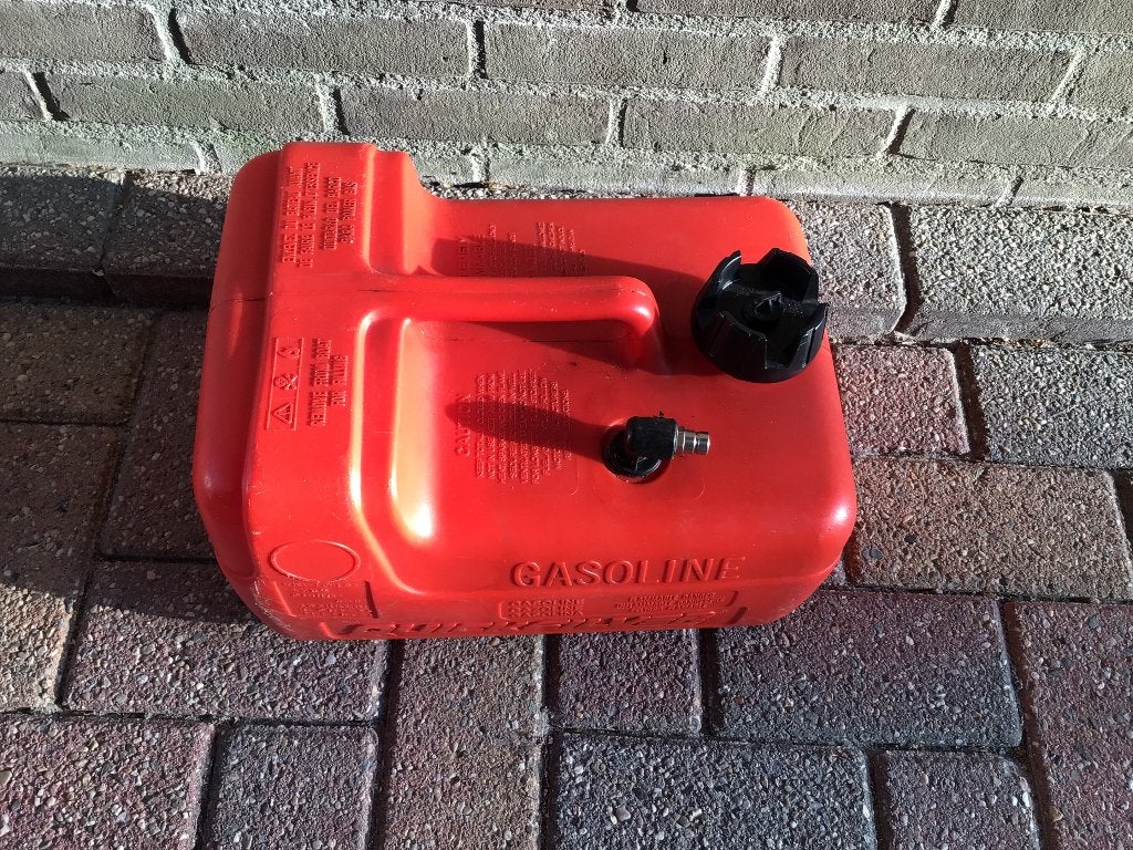 Benzienetank bbmotor, Ophalen, Zo goed als nieuw, Motor en Techniek