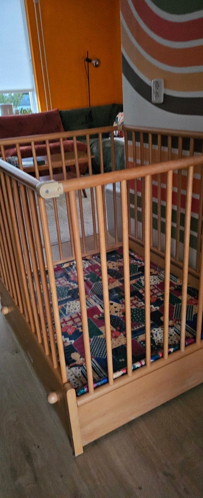 Houten kinderbox met lade, Kinderen en Baby's, Ophalen, Gebruikt, Vierkant, Lade
