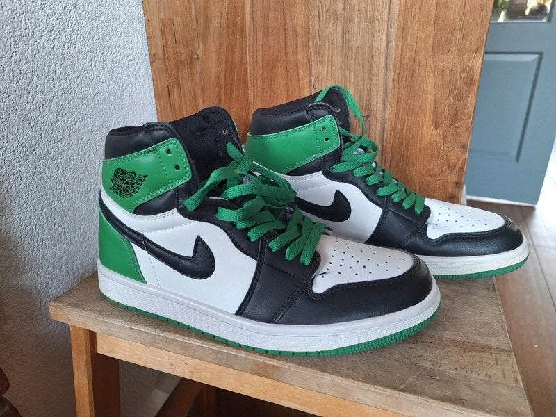 Originele nike air Jordan 1 retro high og lucky green, Zwart, Nike, Nieuw, Ophalen of Verzenden