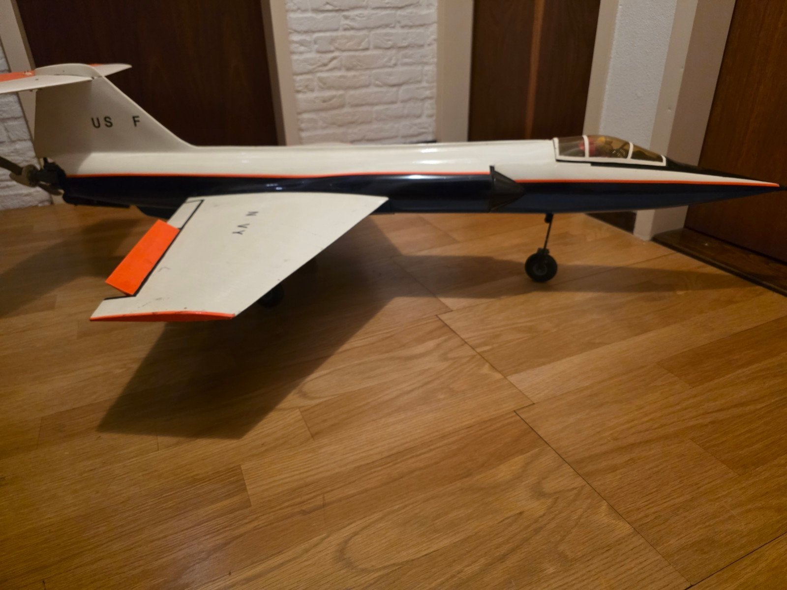 “Vintage F-104 Starfighter RC brandstofmodel, 160 cm,, Hobby en Vrije tijd, Gebruikt, Groter dan 1:72, Vliegtuig, Ophalen