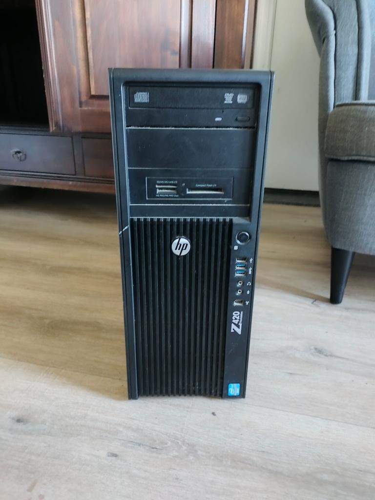 HP Z420 Workstation (Xeon, 8GB, Quadro K2000), Computers en Software, Desktop Pc's, Ophalen, Gebruikt, HDD, 8 GB