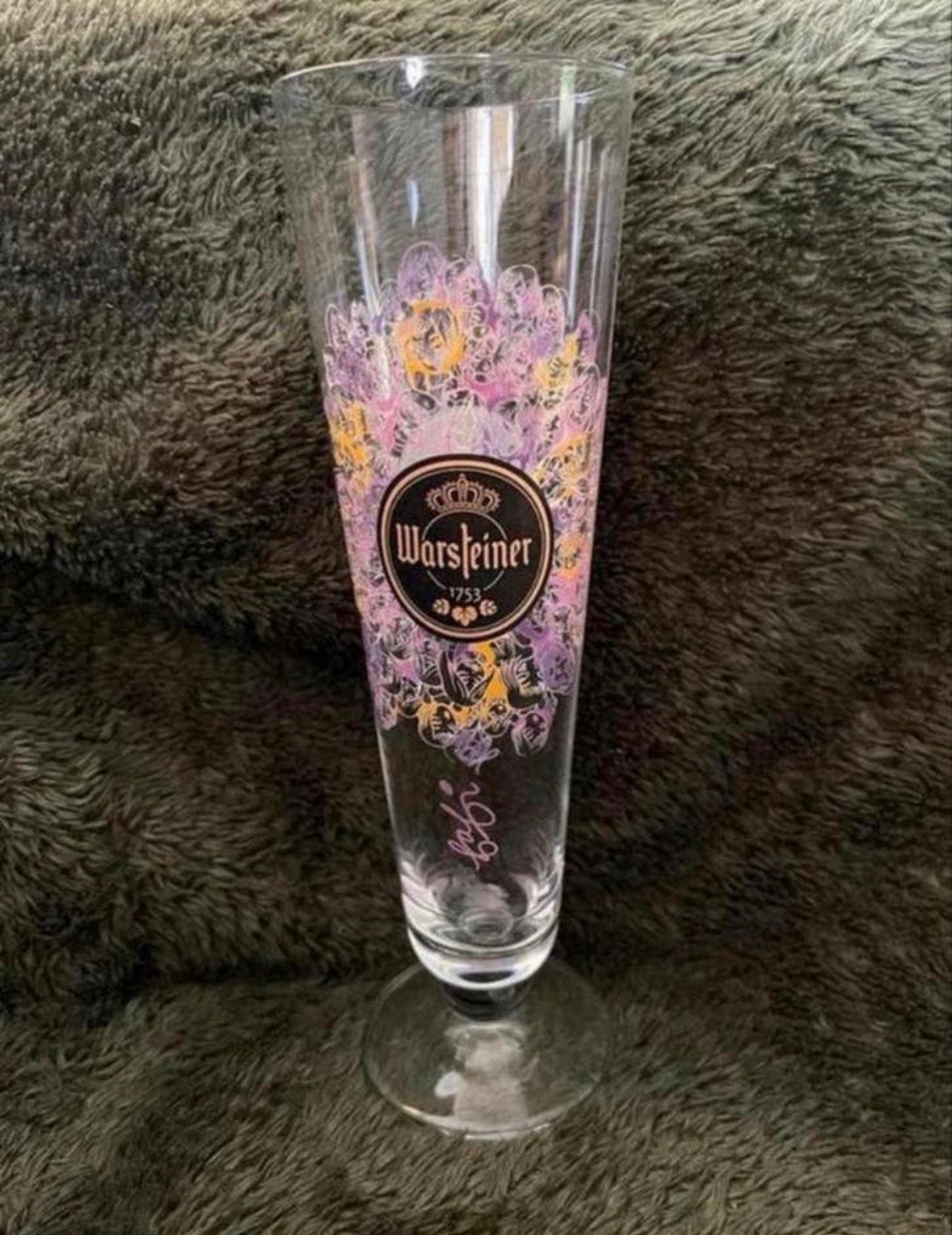 Warsteiner bierglas, Verzamelen, Biermerken, Ophalen of Verzenden, Zo goed als nieuw, Glas of Glazen, Overige merken