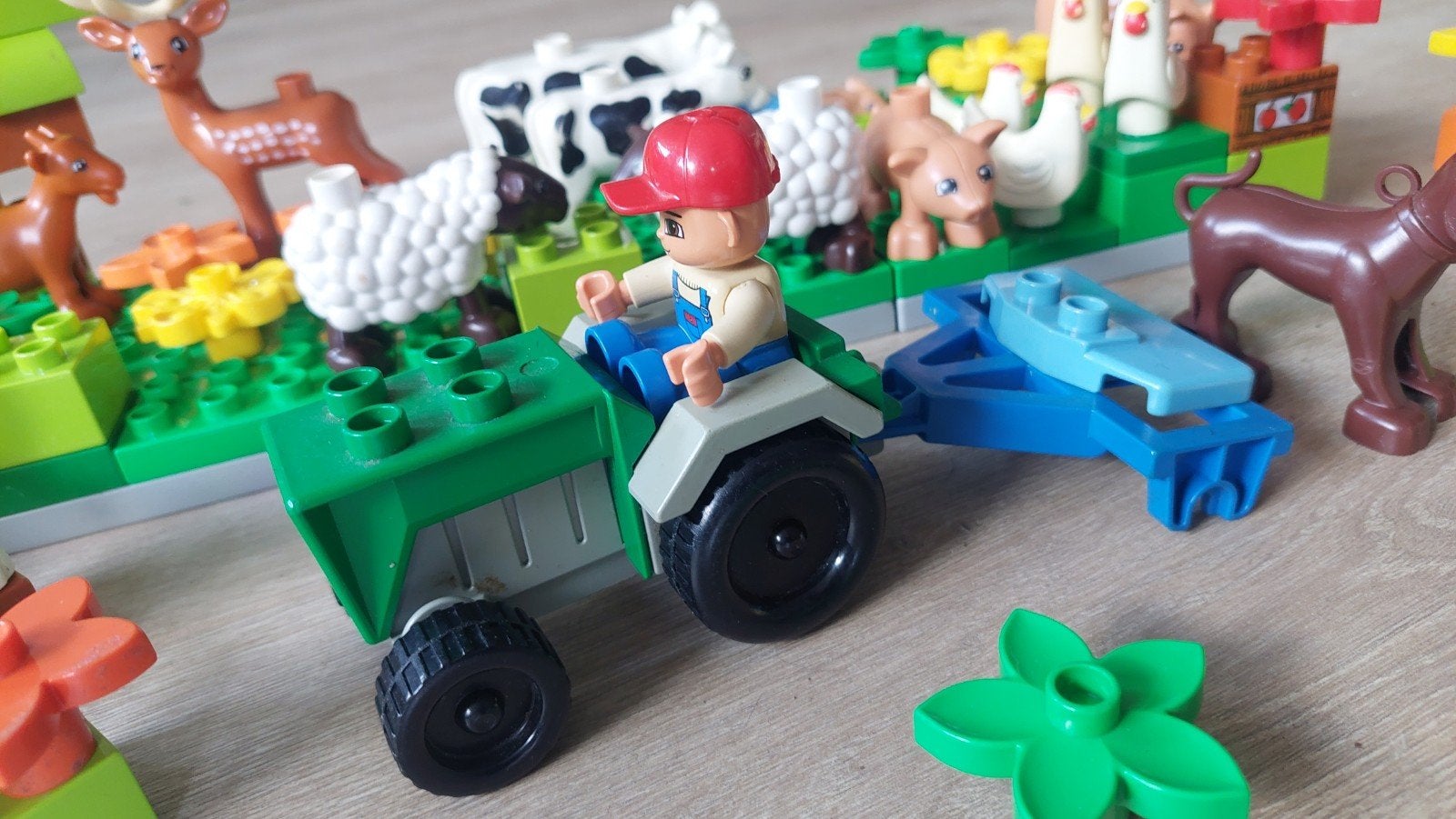 Grote set Duplo boerderij en dieren, Ophalen of Verzenden, Gebruikt, Overige merken