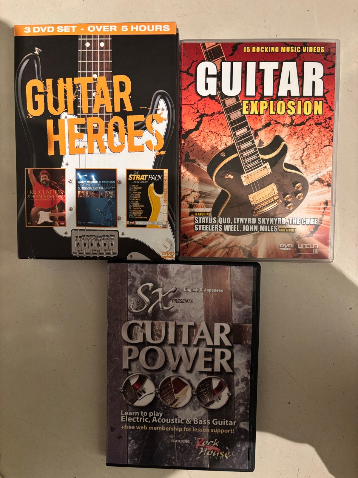 Gitaar DVD Collectie: Guitar Heroes, Explosion, Power, Engels, Alle leeftijden, Engels, Ophalen of Verzenden