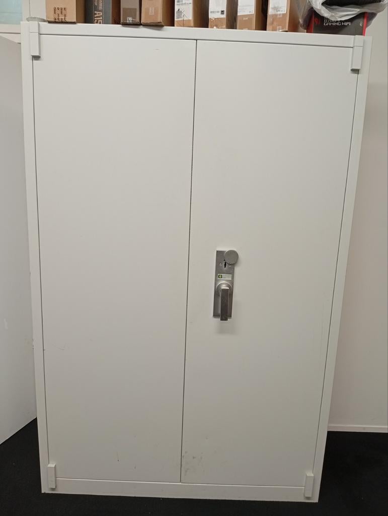 Robuuste Brandwerende Archiefkast / Kluis - Lichtgrijs, Huis en Inrichting, Brandblussers en Brandkasten, Ophalen, Zo goed als nieuw