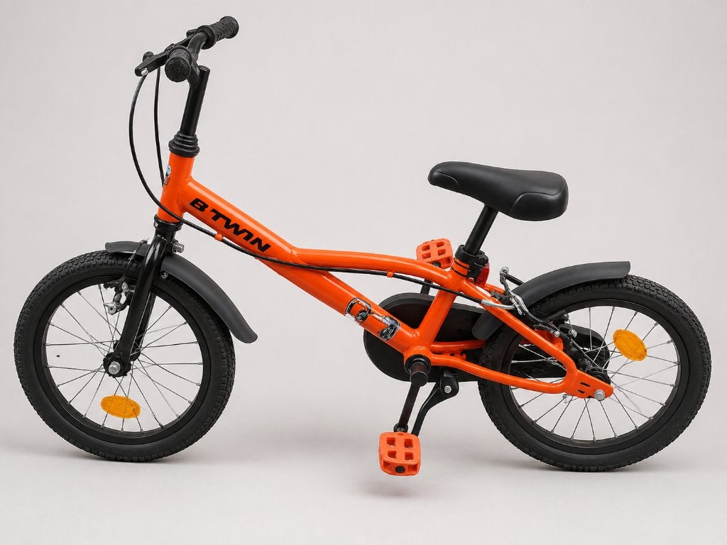 Btwin kinderfiets, Ophalen, Terugtraprem, Zijwieltjes, Gebruikt