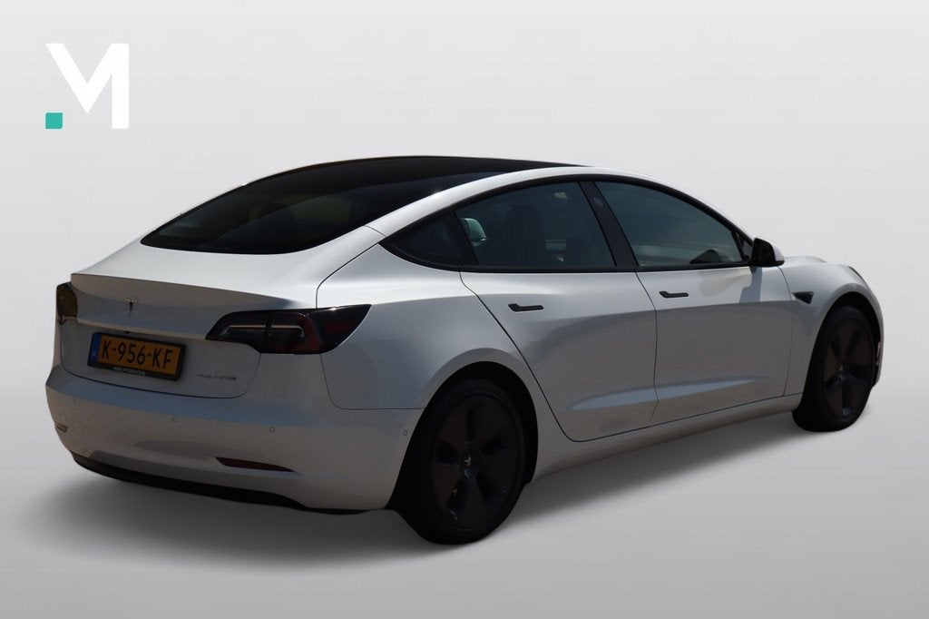 Tesla Model 3 Long Range AWD 75 kWh SOH96% FaceLift Clima Cr, Auto's, Tesla, Gebruikt, 544 km, Wit, Onderhoudsboekje