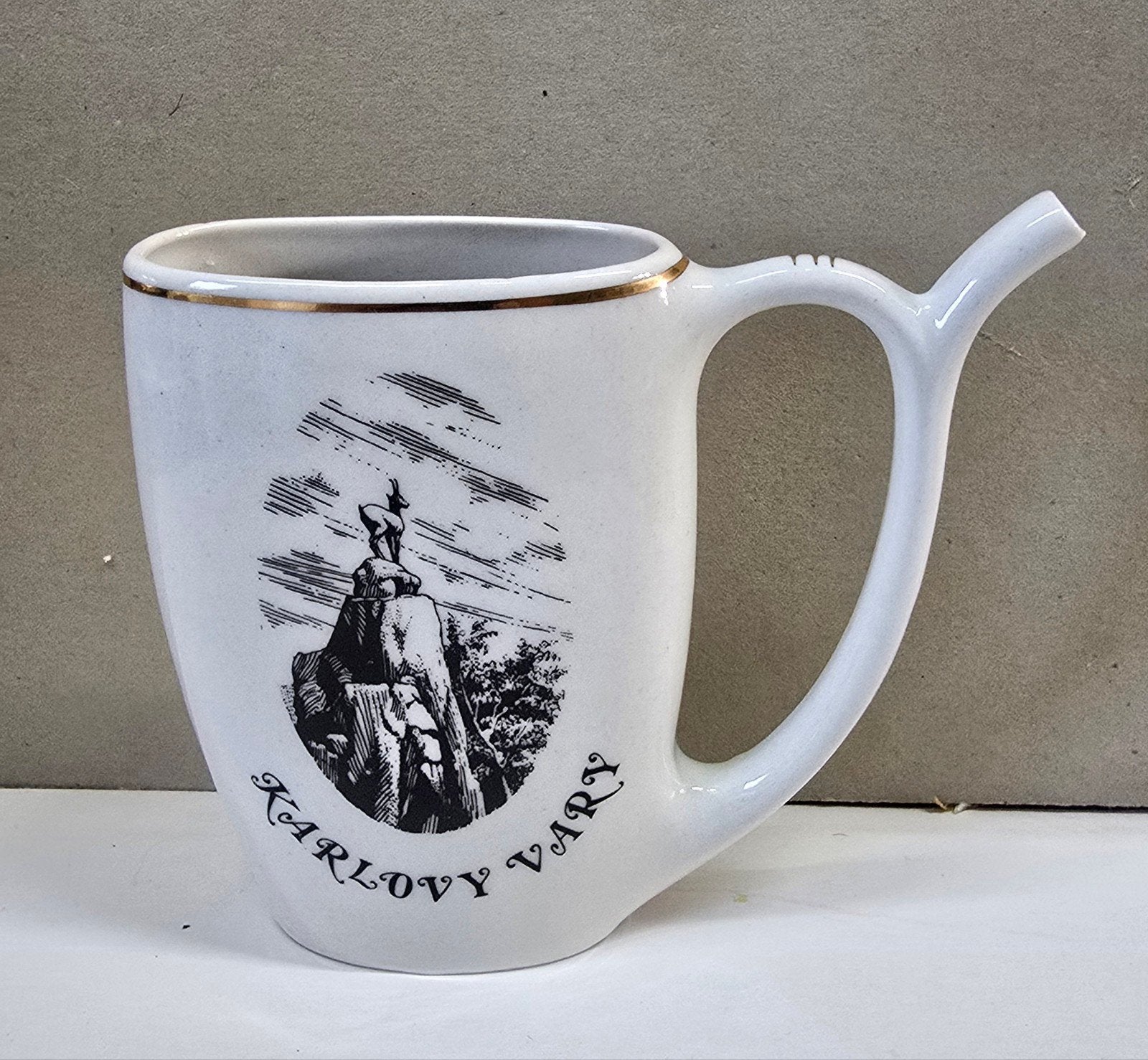 drinkbeker uit Tsjechië, Ophalen of Verzenden