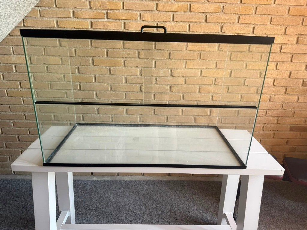 Hamster Terrarium met schuifruiten 80x40x50, Kooi, Zo goed als nieuw, Muis, 75 tot 110 cm