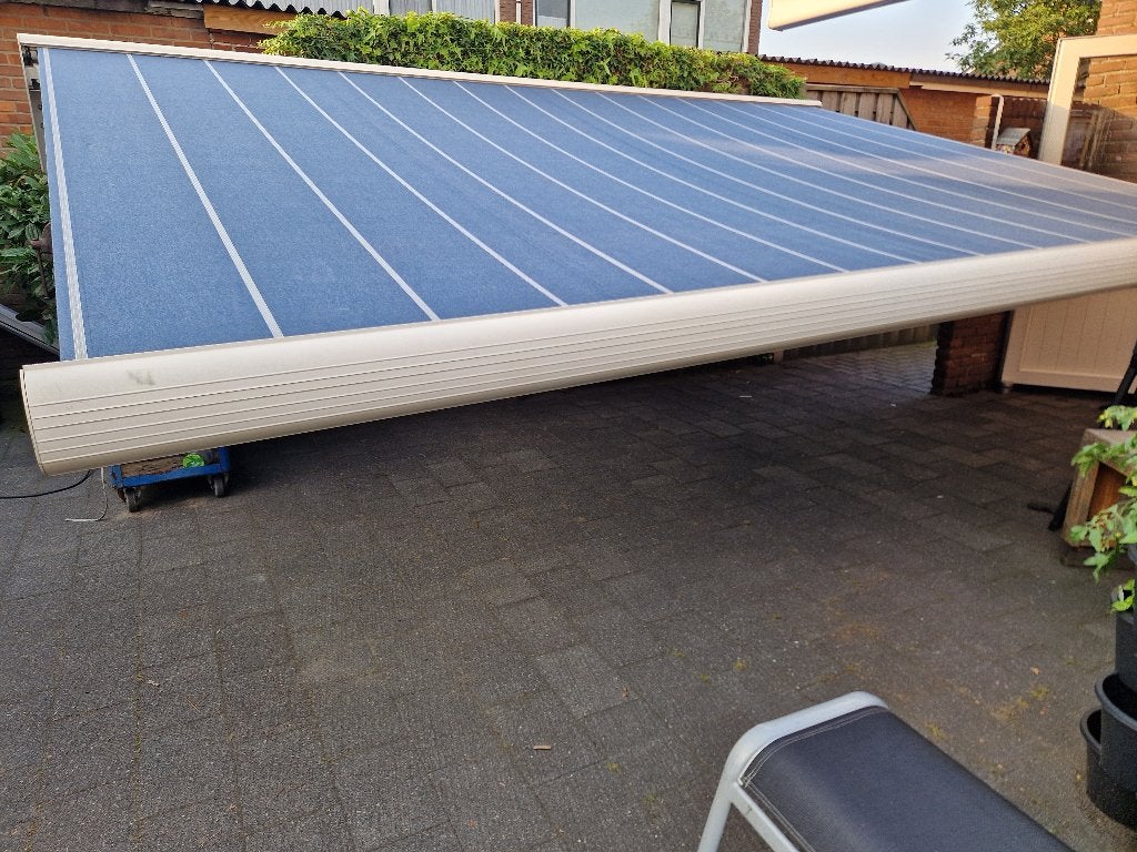 knikarmscherm 460x300, Ophalen, Gebruikt, Elektrisch, 150 tot 300 cm