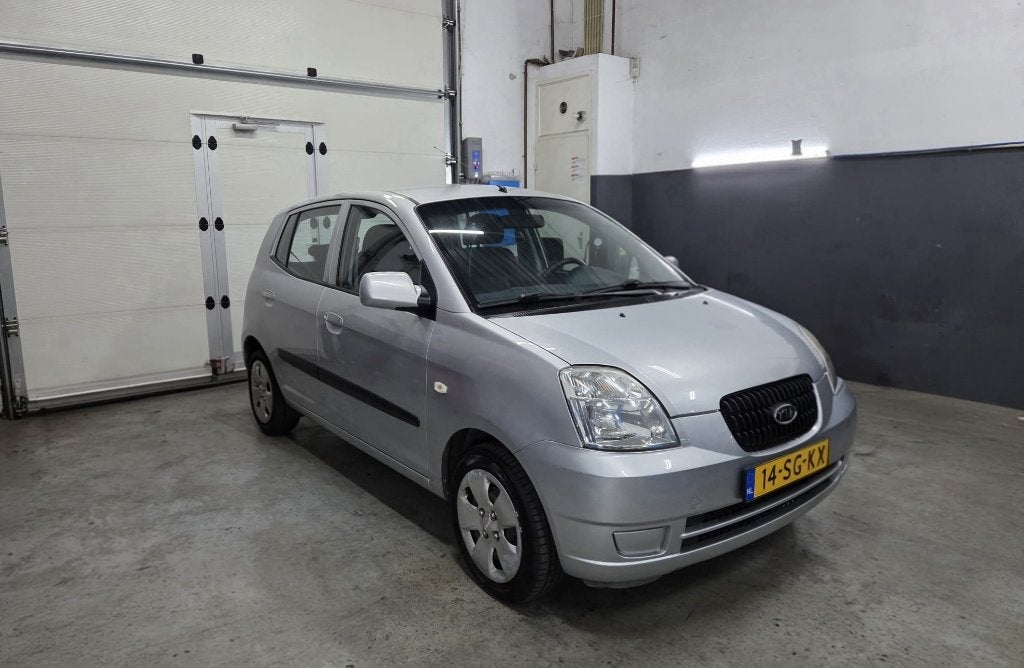 Kia Picanto 1.1 EX Automaat | 94.947 KM Nap | Nieuwe APK, Auto's, Stof, 4 cilinders, Origineel Nederlands, Grijs