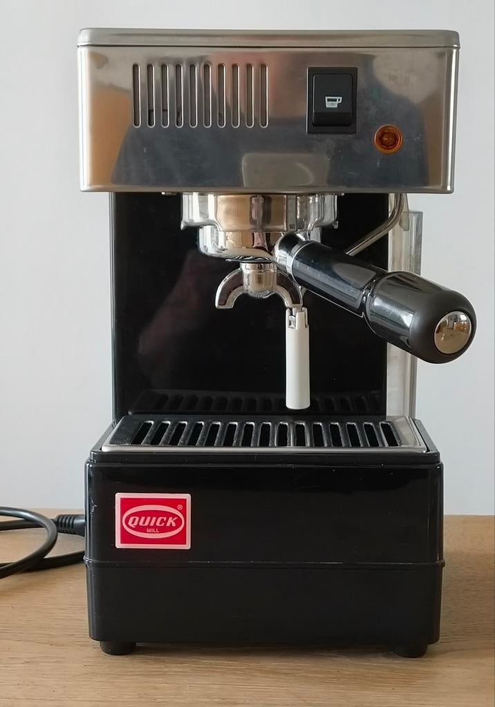Quick Mill 820 Classic Espressomachine, Stoompijpje, Gebruikt, Espresso apparaat, Gemalen koffie