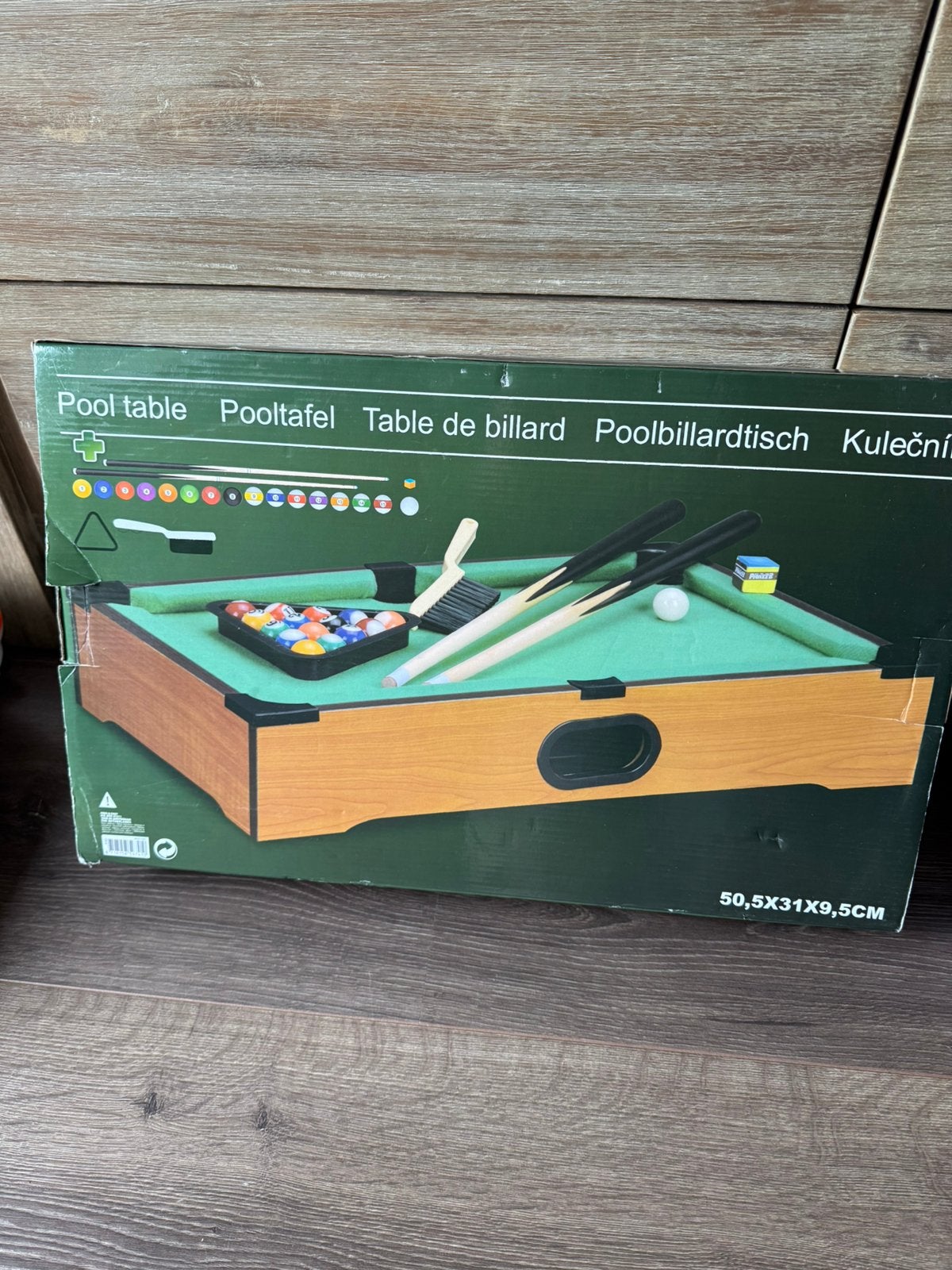 Mini pooltafel, Ophalen, Zo goed als nieuw