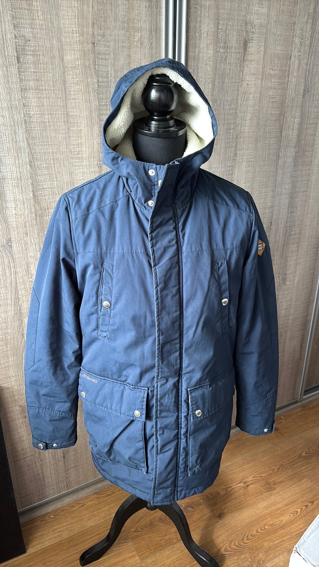 Jas parka Jack&Jones, Ophalen of Verzenden, Gedragen, Maat 48/50 (M), Blauw