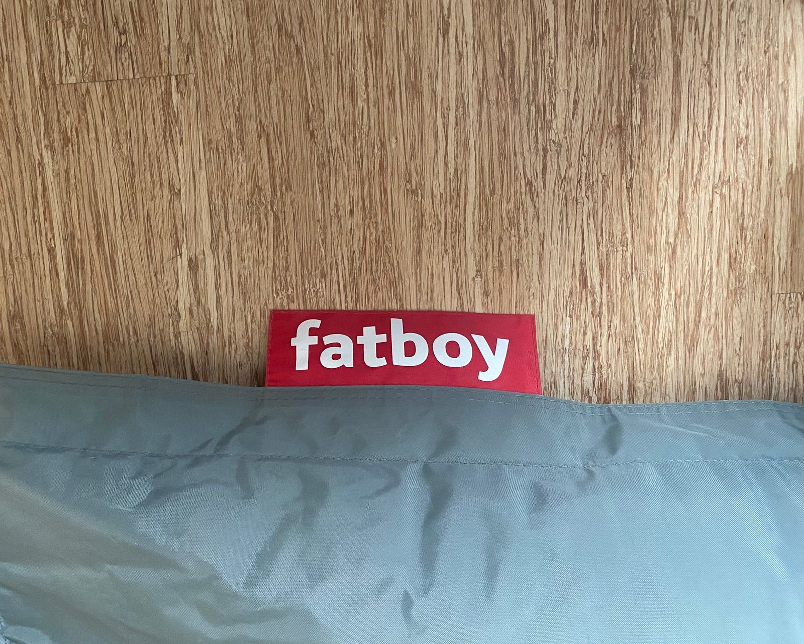 Fatboy Original Binnenzitzak 140x180 cm Silver, Huis en Inrichting, Zitzakken, Ophalen, Zo goed als nieuw