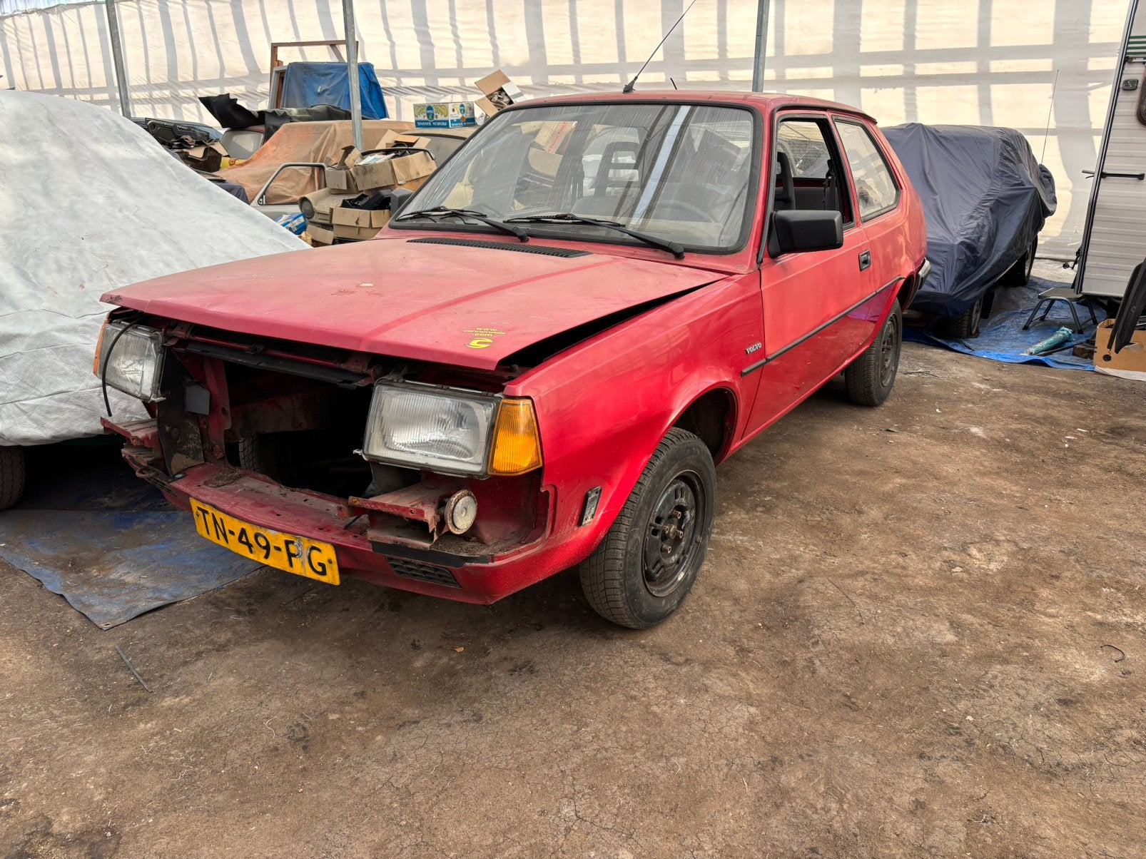 Volvo 360 carrosserie body 360 cup evt. met B200 motor, Ophalen, Gebruikt, Volvo, Voor