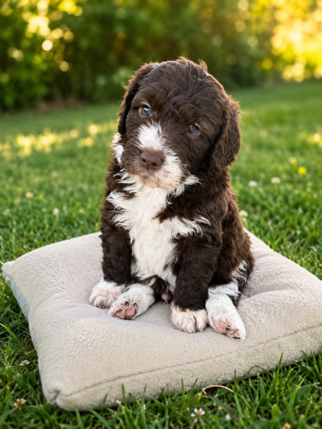 Aussiedoodle x Doodle, 8 tot 15 weken, Meerdere, Meerdere dieren, Middel