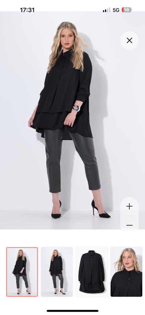 Tuniek . Ulla Popken maat 54-56., Ophalen of Verzenden, Nieuw, Maat 46/48 (XL) of groter, Zwart