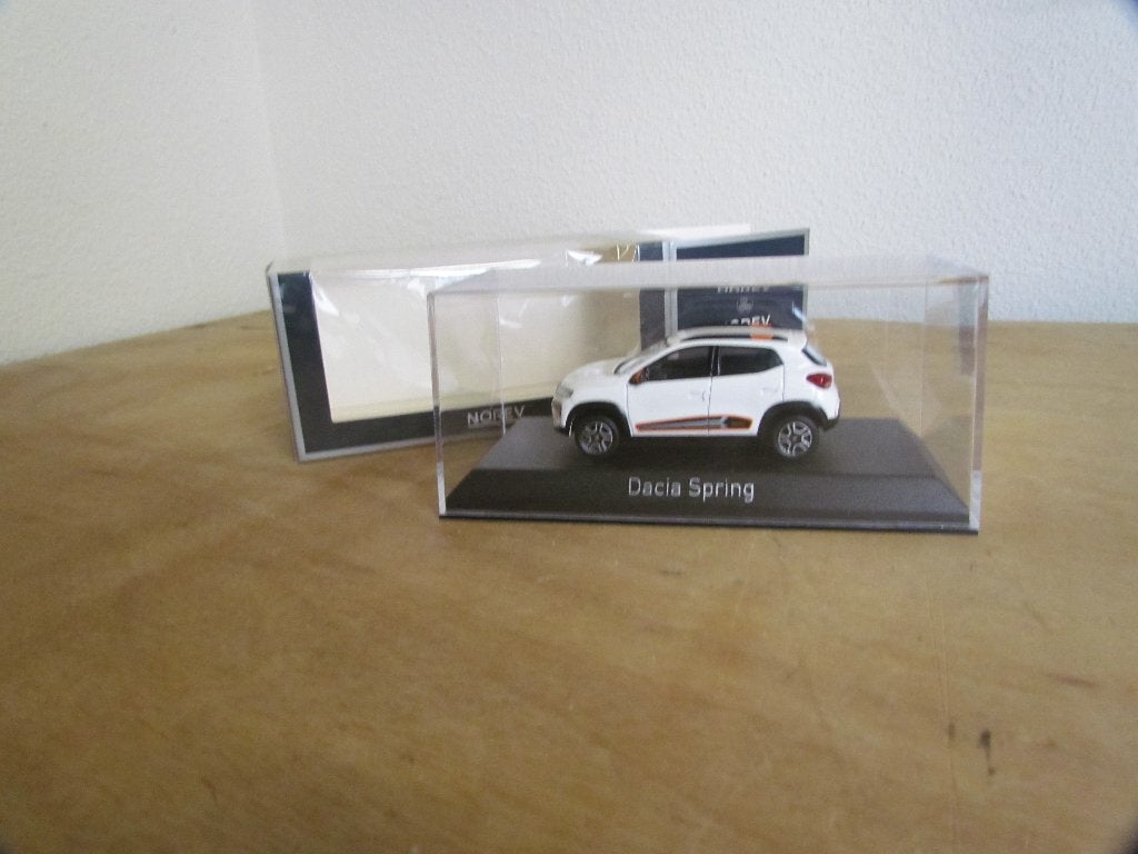 Dacia Spring Comfort Plus 2022 Kaolin Wit Schaal 1/43 Norev, Auto, Norev, Ophalen of Verzenden, Norev
