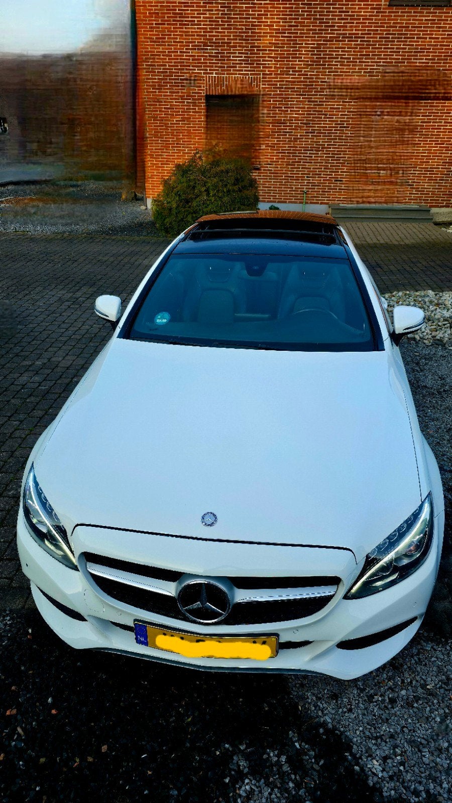 Mercedes-Benz C-Klasse 1.6 C180 BE Coupe 2016 Wit, Auto's, Mercedes-Benz, Achterwielaandrijving, 4 stoelen, Leder en Stof, Wit