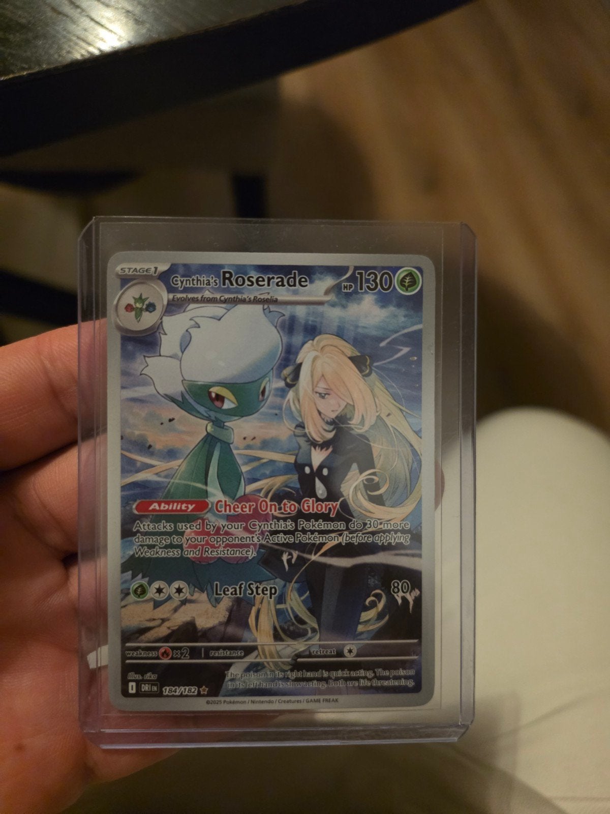 Cynthia's Roserade 184/182 & Mega Zygarde EX 104/088, Ophalen of Verzenden, Zo goed als nieuw, Meerdere kaarten, Foil