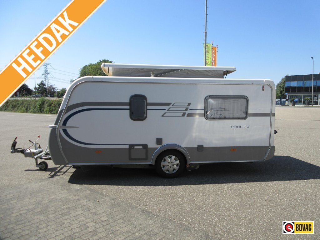 Eriba Feeling 390 MET RUIME LOUNGE BANK, Caravans en Kamperen, Caravans, Overige typen, Schokbreker, Kleine zit, Tot en met 3