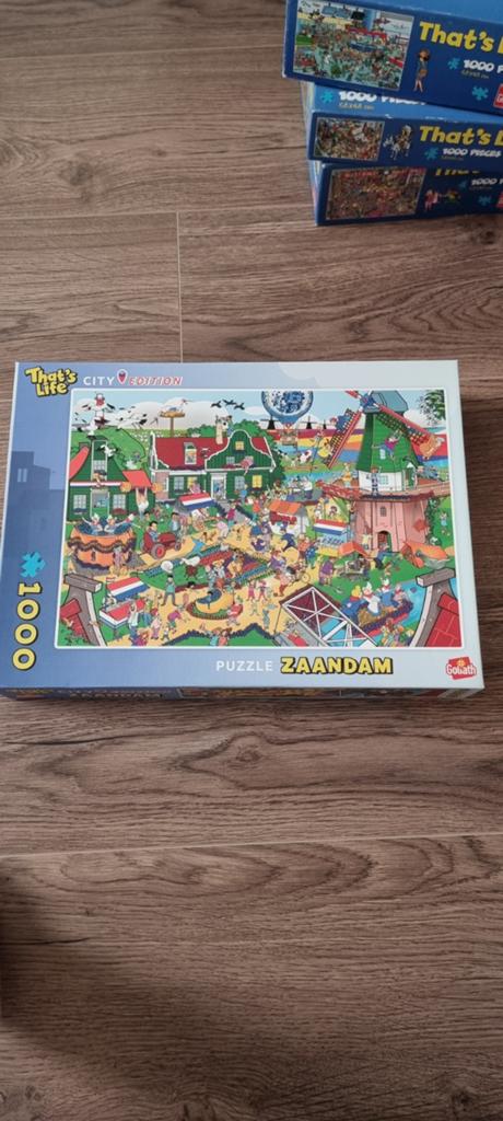 That's Life City Edition Puzzel Zaandam 1000 stukjes, Ophalen, 500 t/m 1500 stukjes, Zo goed als nieuw, Legpuzzel