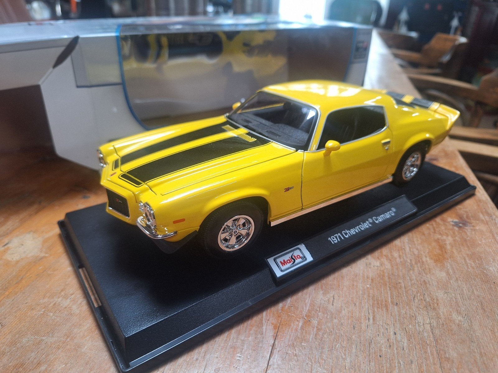 Maisto 1971 Chevrolet Camaro Z28 Schaalmodel 1:18, Hobby en Vrije tijd, Ophalen of Verzenden