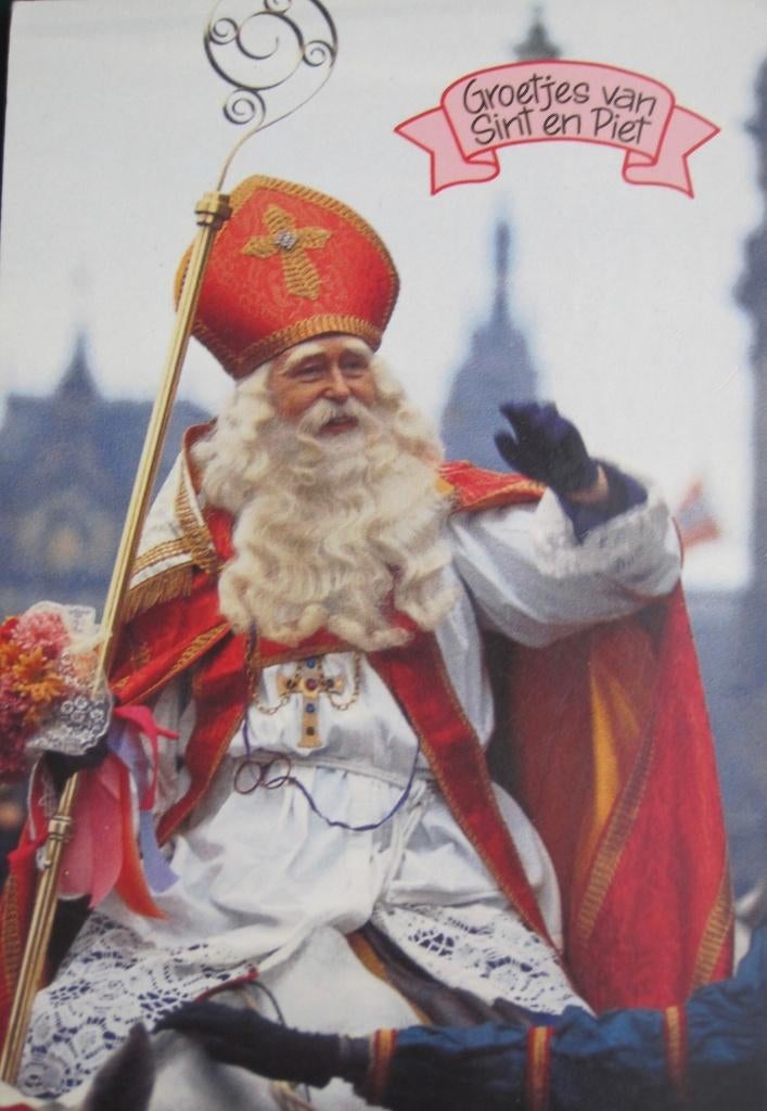 Groetjes van Sint en Piet - 1995, Verzenden, 1980 tot heden, Gelopen, Overige thema's