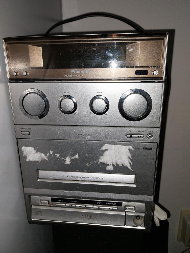 Panasonic Stereo met Boxen - Goed Werkend, Audio, Tv en Foto, Stereo-sets, Gebruikt, Tuner of Radio, Microset, Ophalen