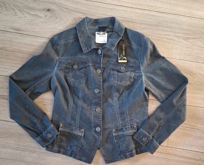 Dreamstar dames denim jack maat 38 M blauw nieuw, Maat 38/40 (M), Dreamstar, Blauw, Nieuw