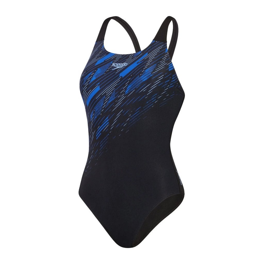 Nieuw Speedo W ECO+ Hyperboom Placement Muscleback Badpak, All Sport NV, Zwart, Info@allsport-group.com, Nieuw