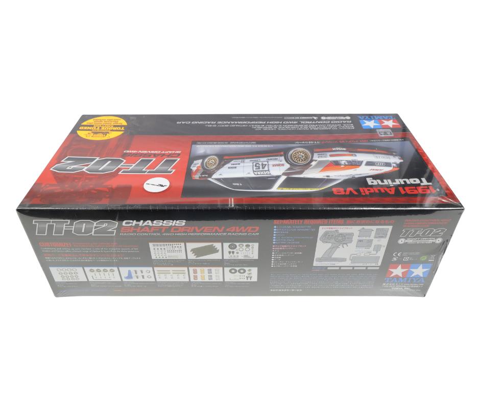 Tamiya 58682 1:10 RC Audi V8 Tourenwagen TT-02, Elektro, Nieuw, Ophalen of Verzenden, Schaal 1:10