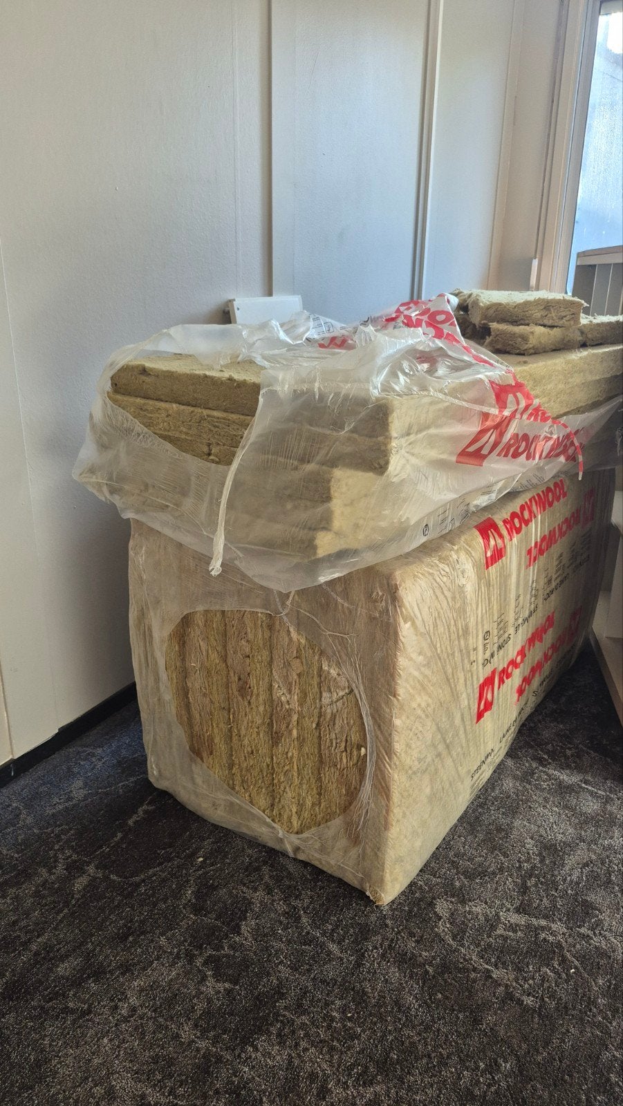 17 platen Rockwool steenwol isolatie 120x60x5 cm, Ophalen, 4 tot 8 cm, 10 tot 15 m², Vloerisolatie