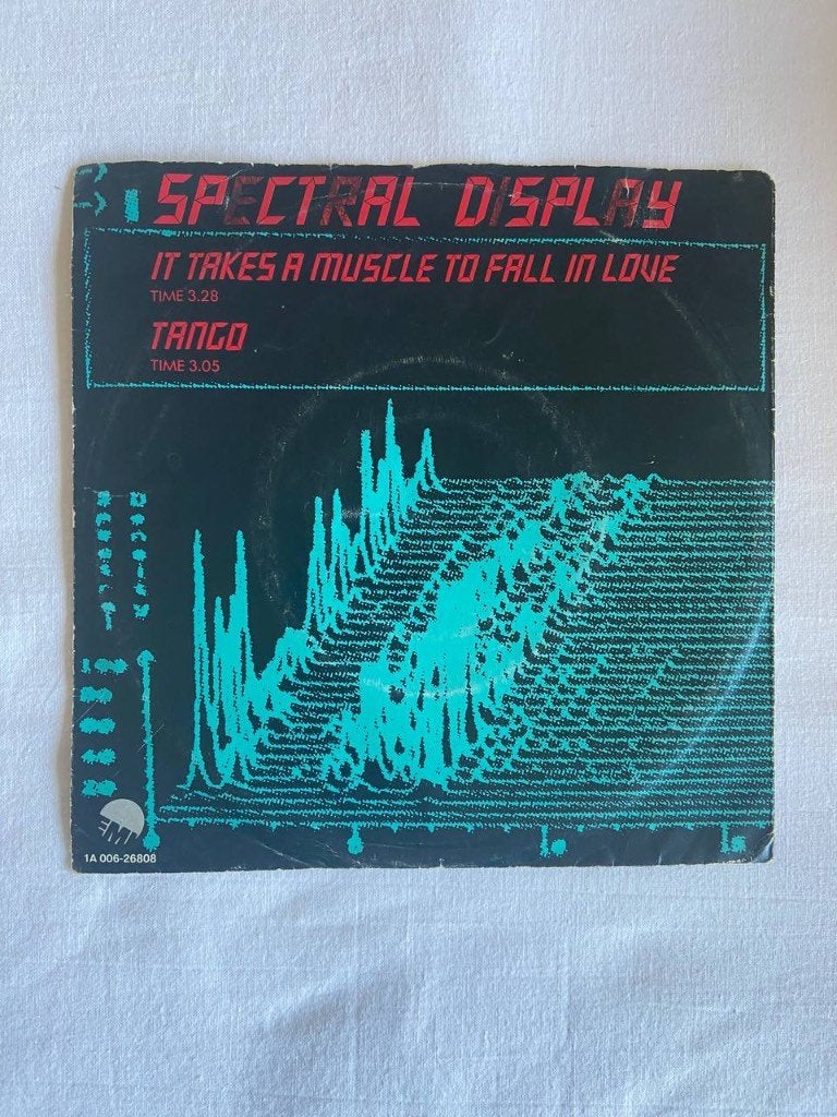 spectral display - it takes a muscle to fall in love, Cd's en Dvd's, Ophalen of Verzenden, Zo goed als nieuw, 7 inch, Pop