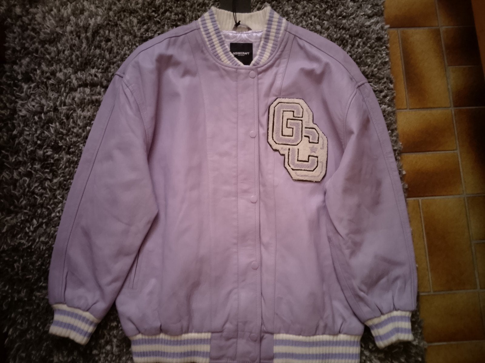 Goosecraft GC Willow Bomber Leren Jas - Nieuw met kaartjes, Goosecraft, Paars, Nieuw, Ophalen of Verzenden