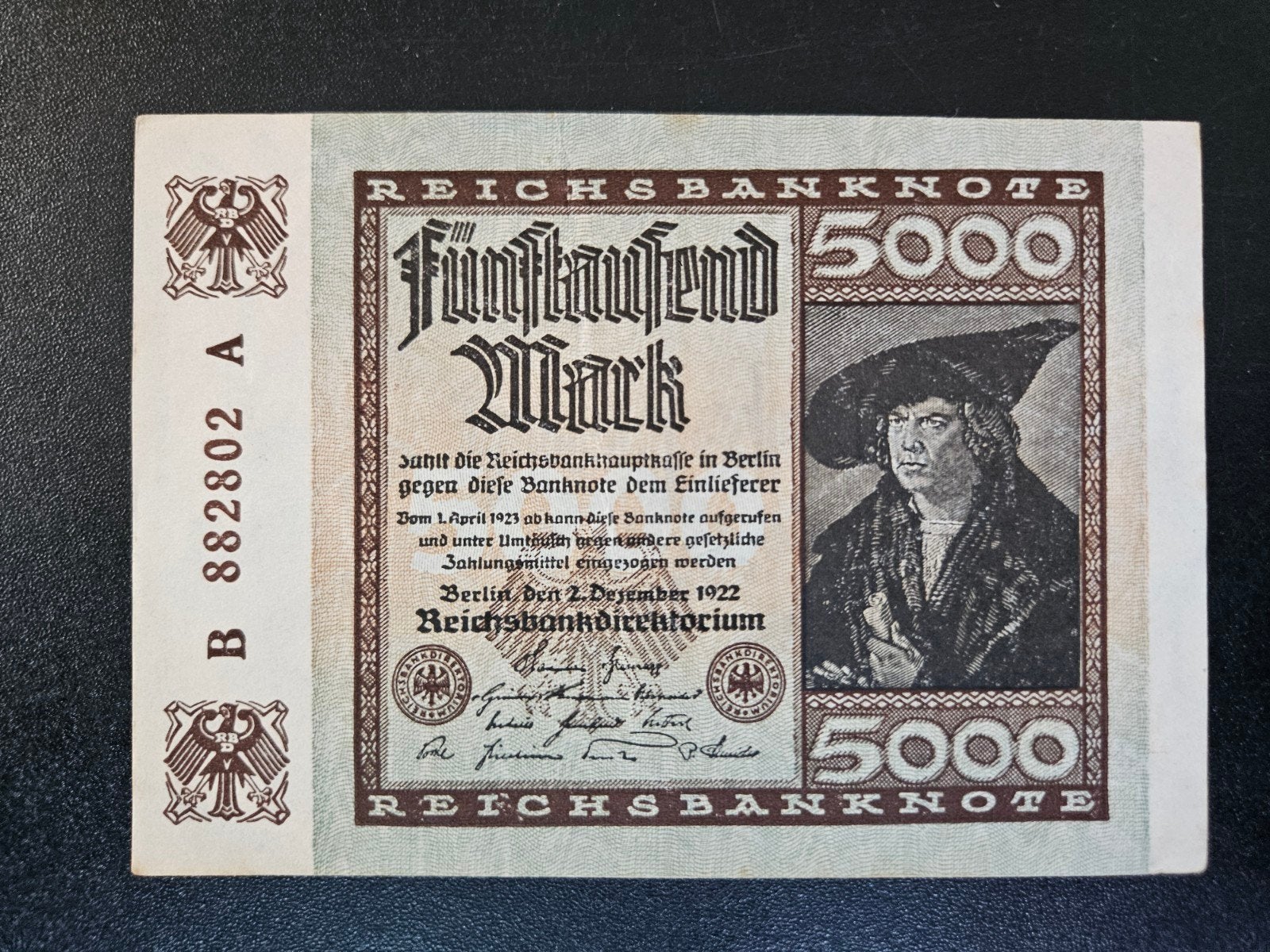 Duitsland pick 81a 1922 UNC-, Ophalen of Verzenden, Duitsland, Los biljet